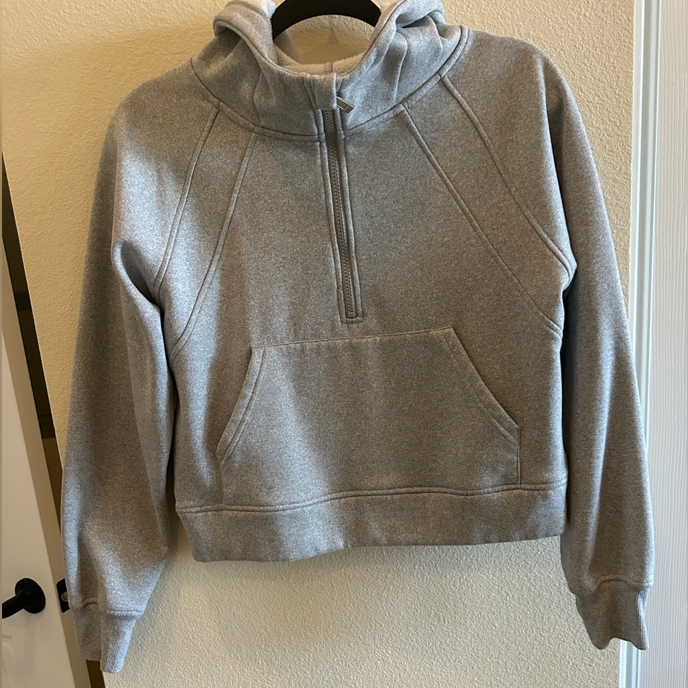 Cozy Gray Cowl Neck Women's Sweater